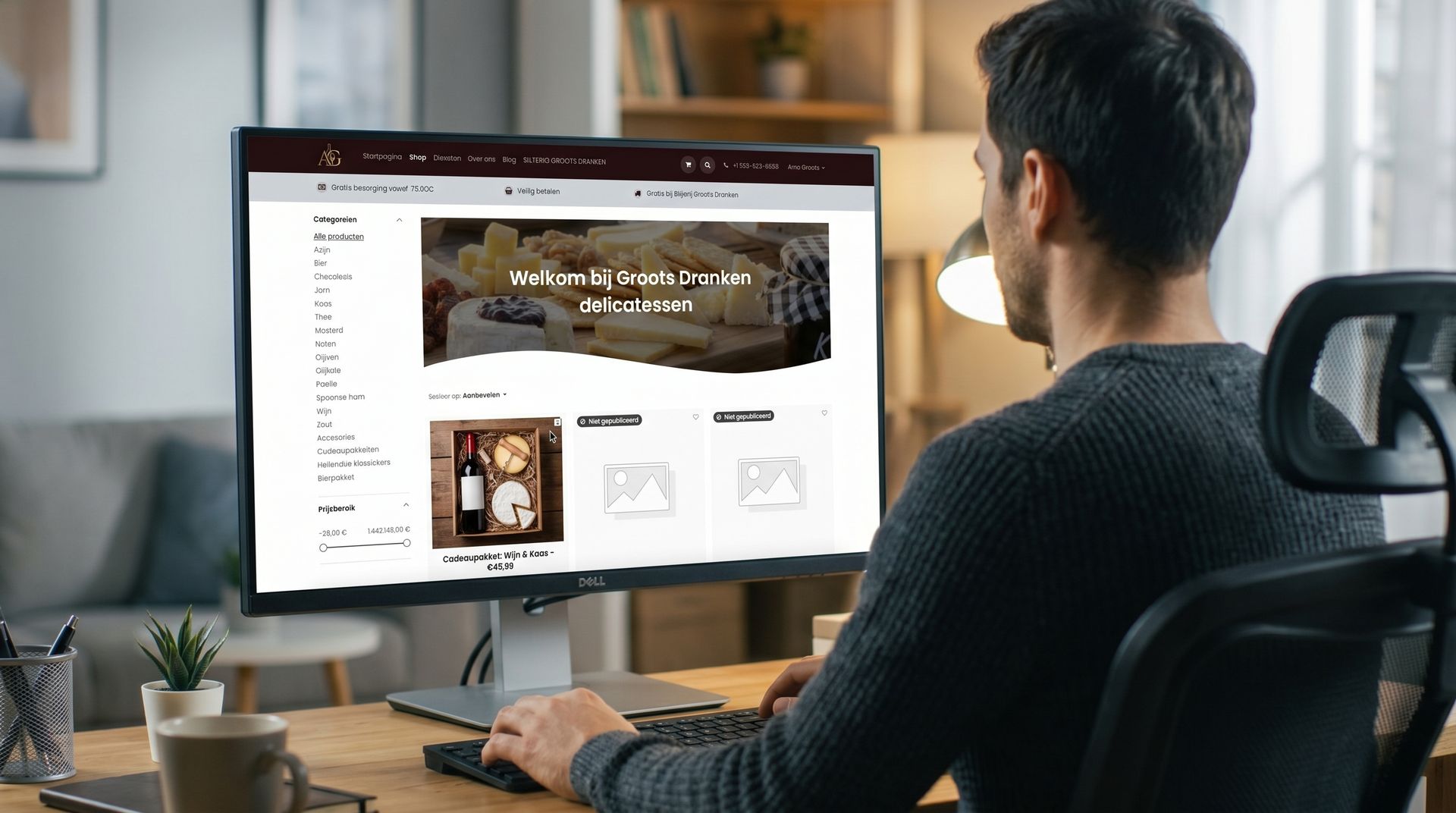 Webshop uitbreiding