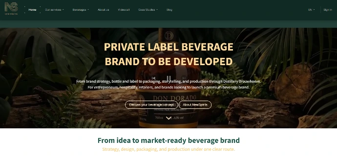 NewSpirits private label drankmerk laten ontwikkelen