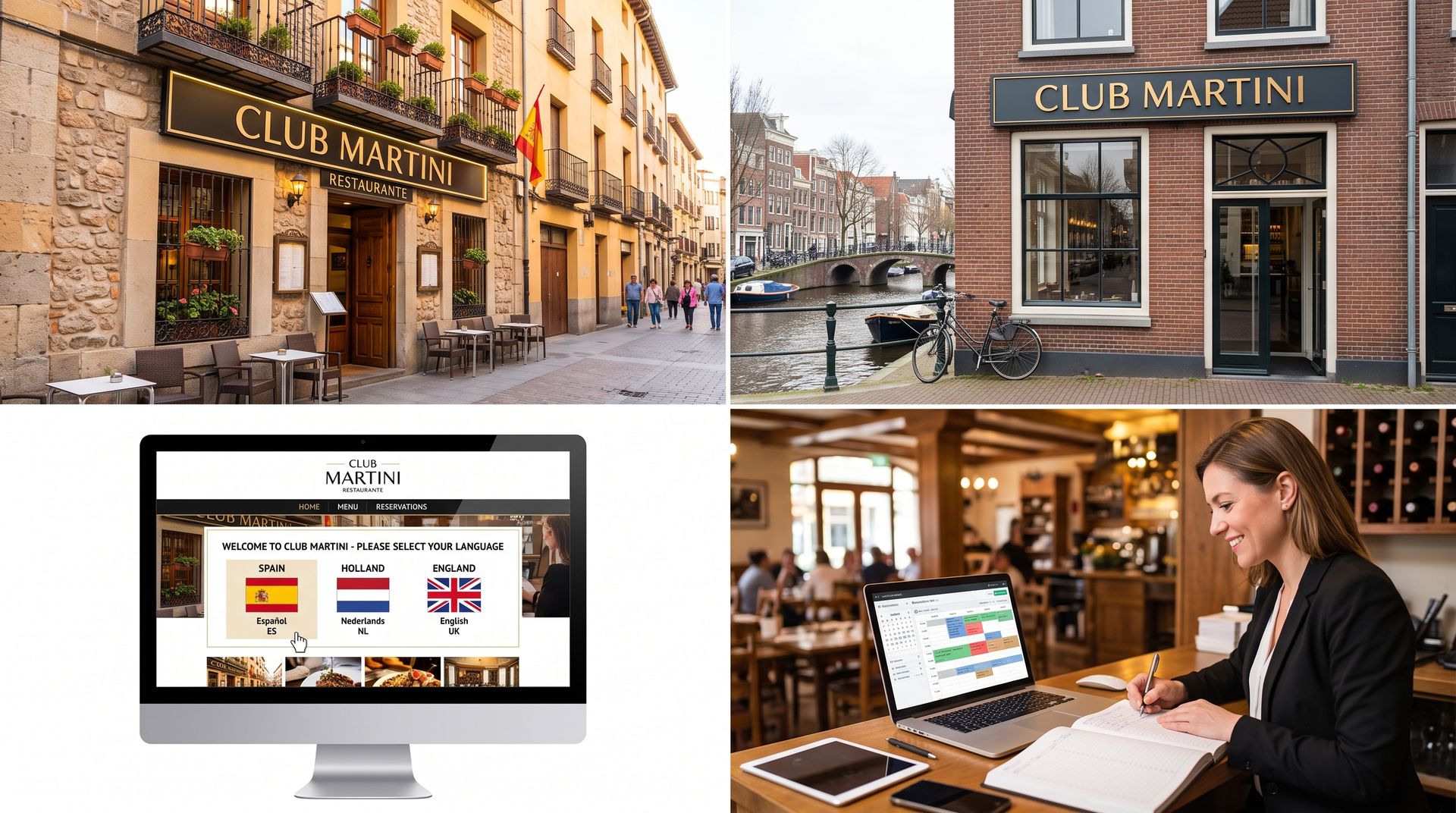 Multi-company Odoo setup for international hospitality groups with multiple currencies and taxes.