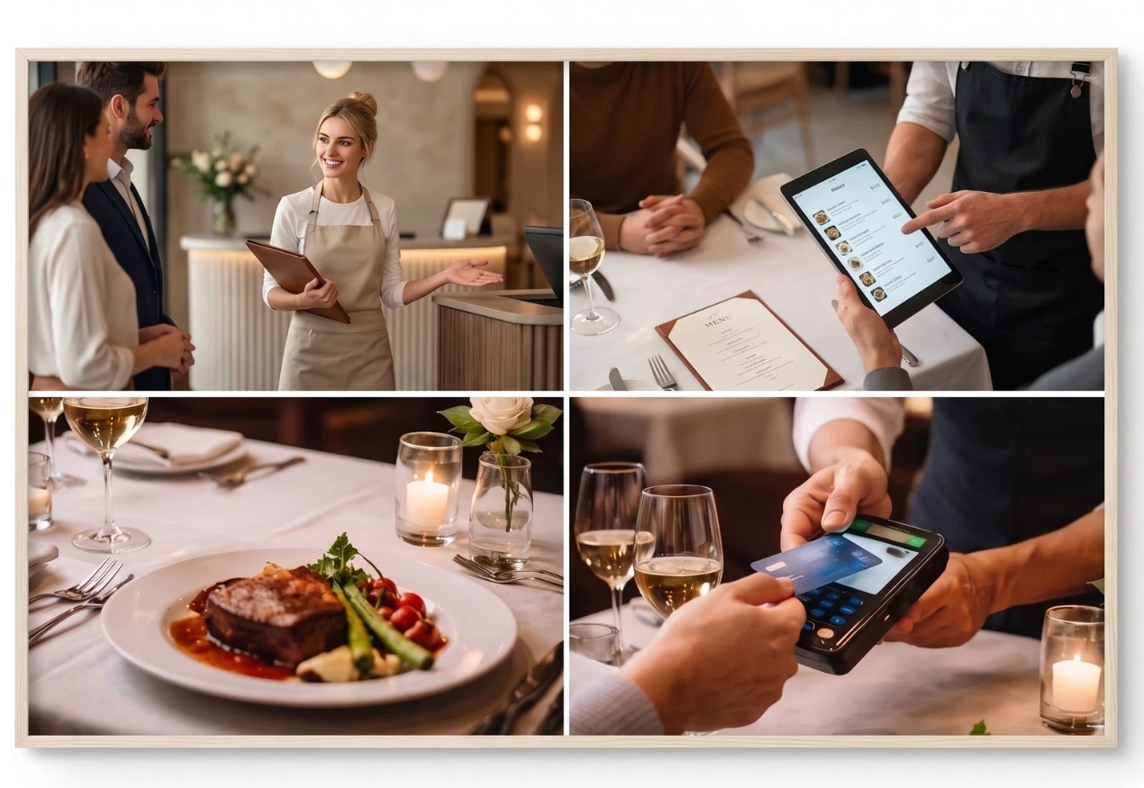 Screenshot of Odoo restaurant POS by Newconomie with interactive floor plan and table service.