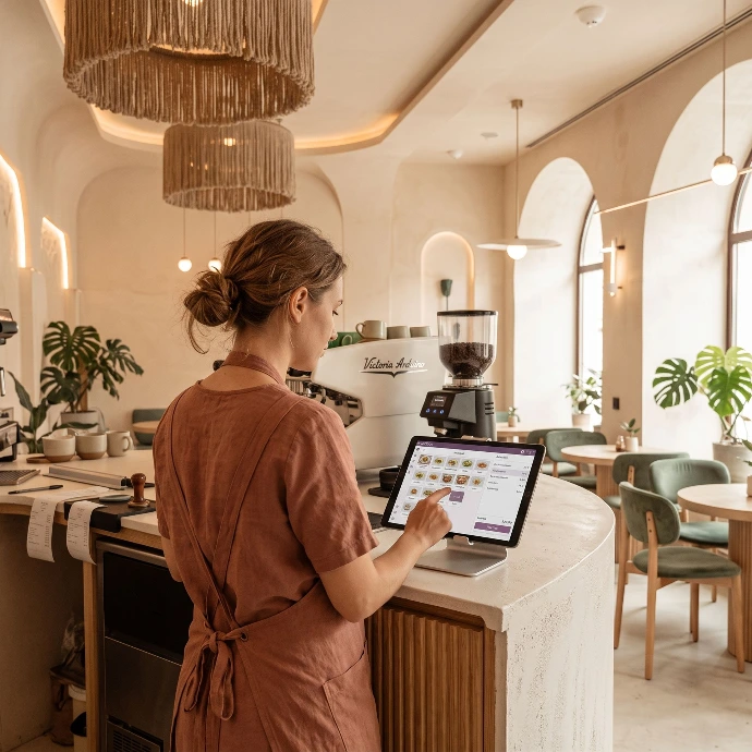 Digitaal beheer van bestellingen voor de bar en keuken met Odoo.
