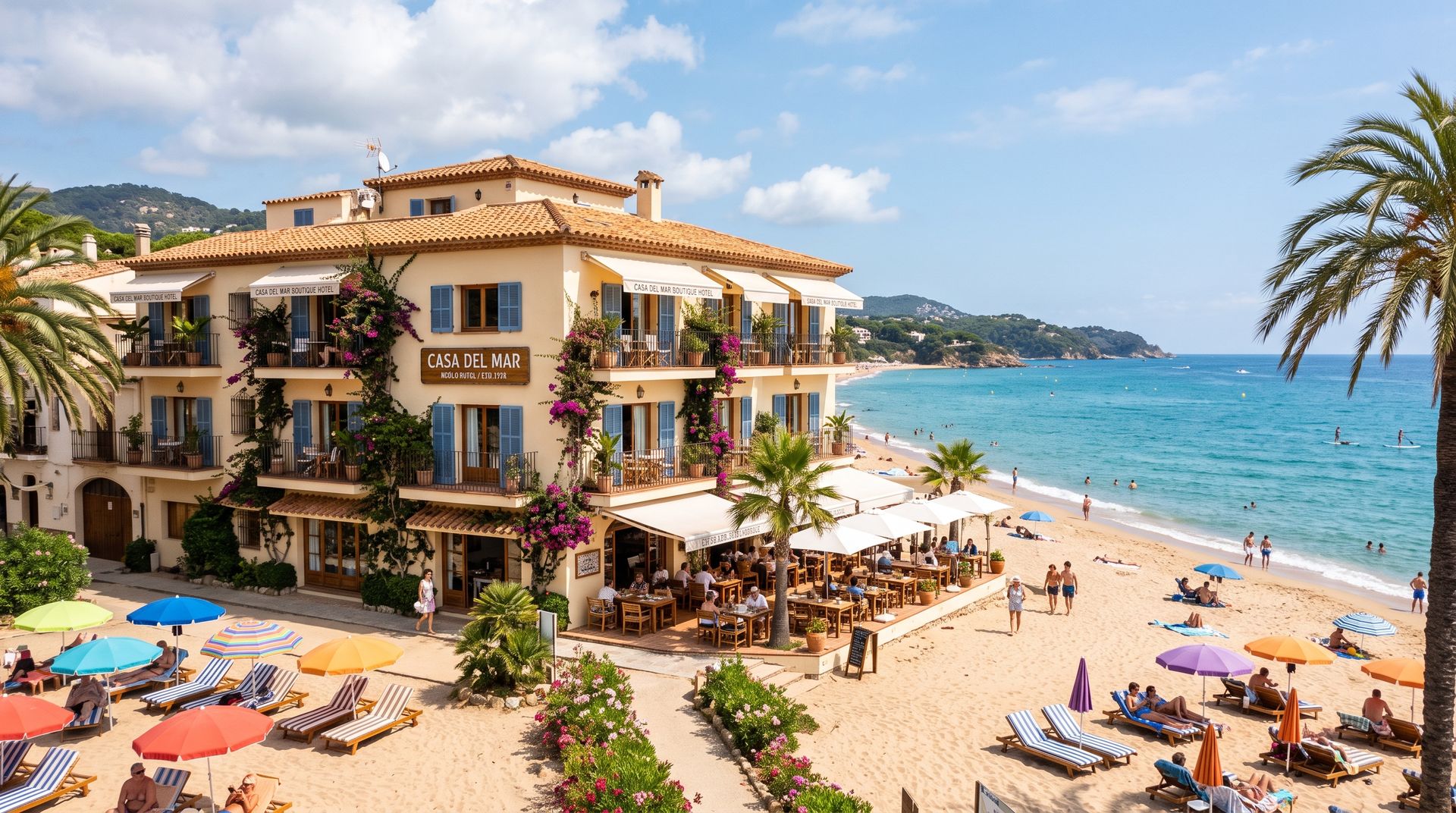 Hotel on the beach