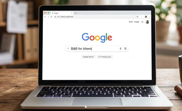 Google zoekopdracht voor B&B geoptimaliseerd door Newconomie