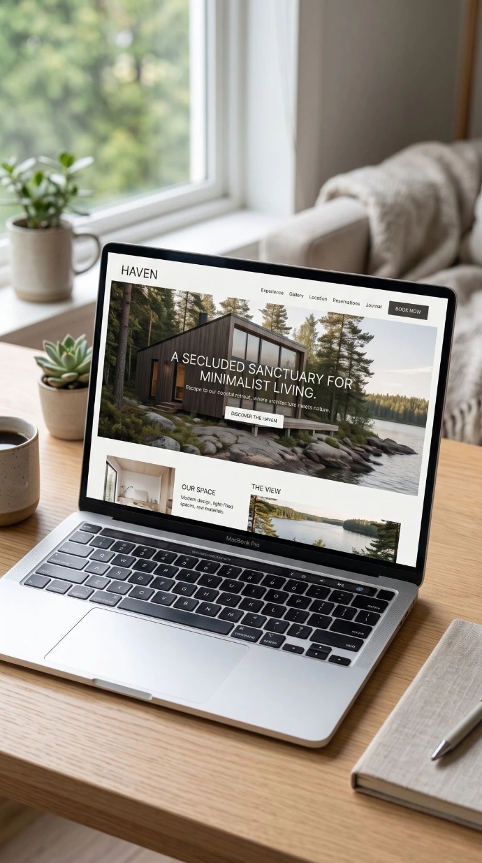 Gebruiksvriendelijke vakantiehuis website ter ondersteuning van directe boekingen via Newconomie