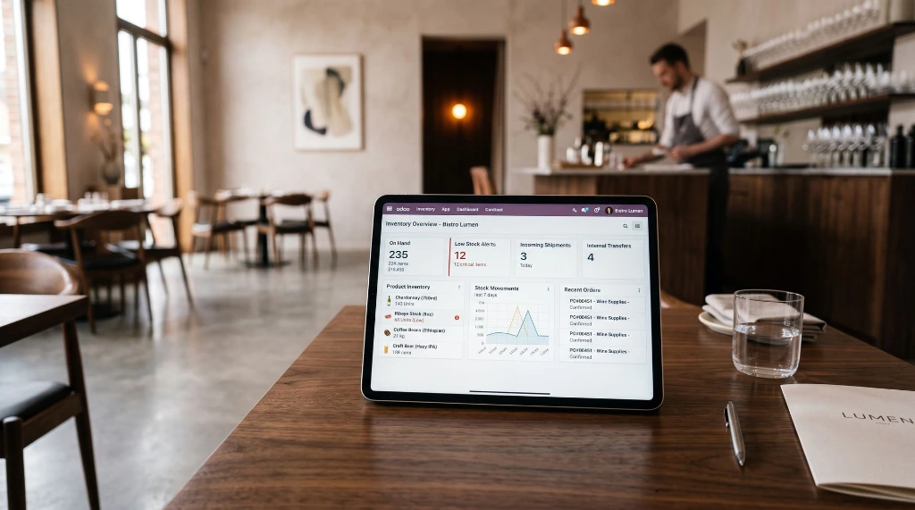 Odoo webshop gekoppeld aan voorraadbeheer en administratie door Newconomie