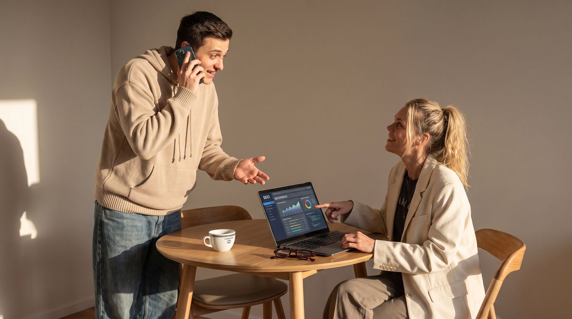 Het team van Newconomie werkt aan SEO-strategie, website-architectuur en online vindbaarheid SEO en online vindbaarheid uitgevoerd door Newconomie