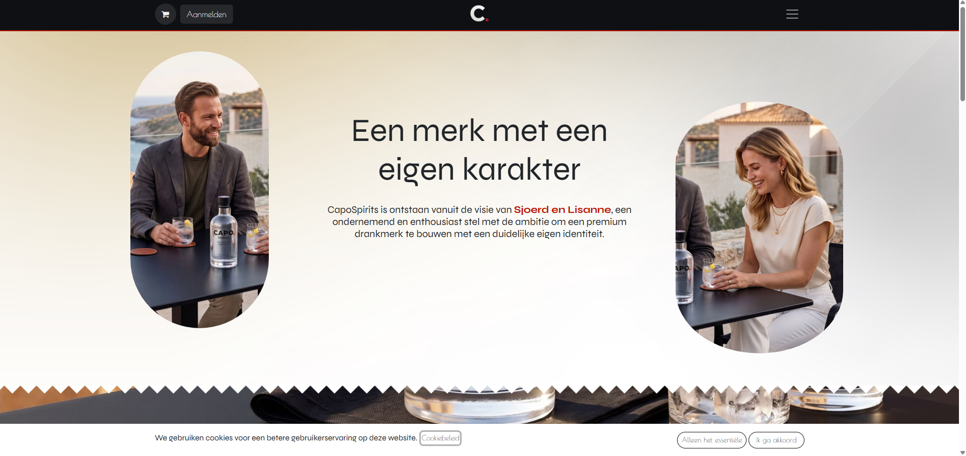 Capo Spirits-case: vanaf de start een vindbare digitale groeistructuur Vindbare digitale structuur en SEO door Newconomie voor Capo Spirits