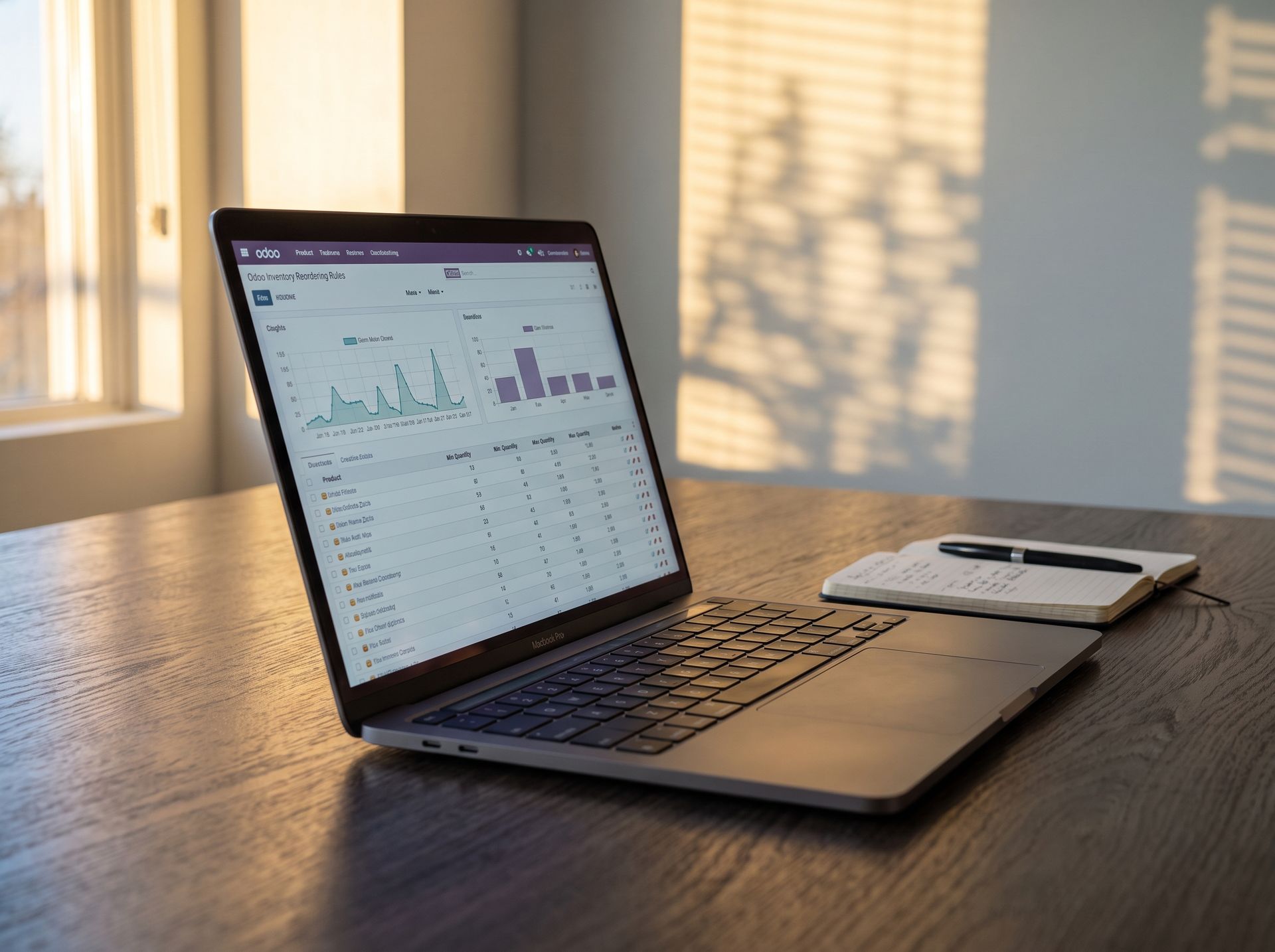 Automatische herbevoorrading en voorraadniveau instellen in Odoo 19