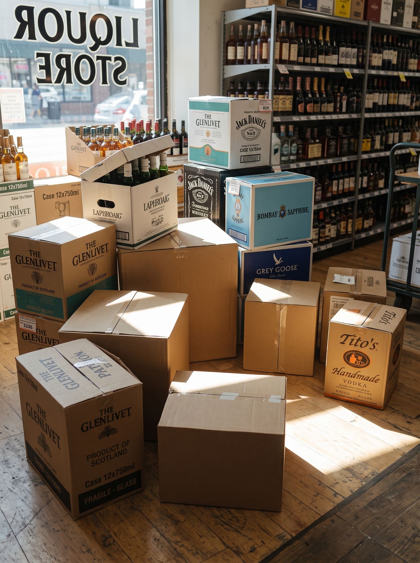 Voorraaddozen en winkelvoorraad gesynchroniseerd met Odoo verkoopadministratie