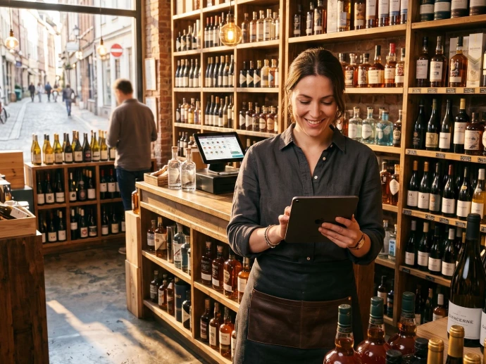 Voorraadbeheer en kassasysteem in een moderne slijterij en winkel met Odoo
