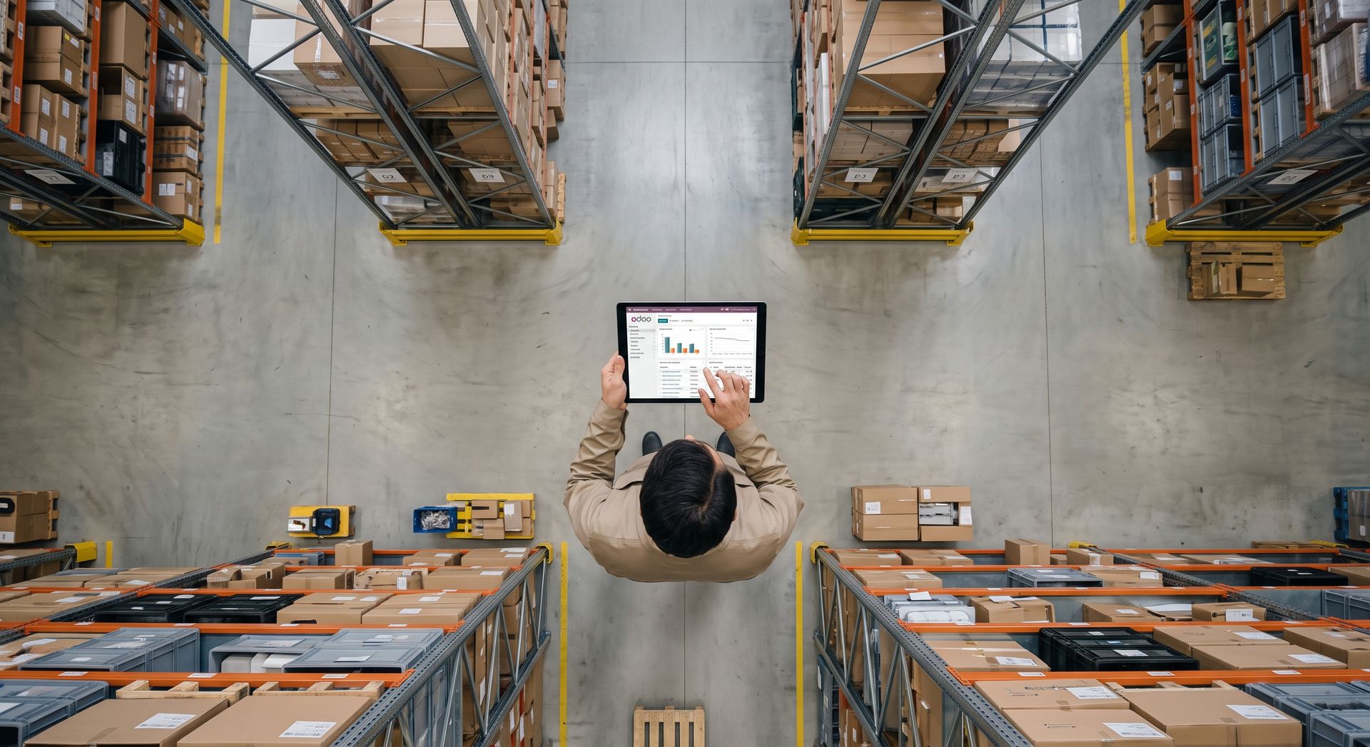 Odoo voorraadbeheer en magazijnlocaties via Newconomie