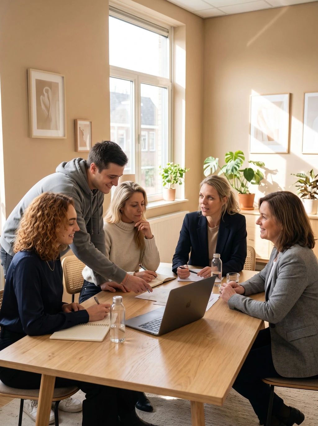 Samenwerking en overleg over productieprocessen en knelpunten via Newconomie