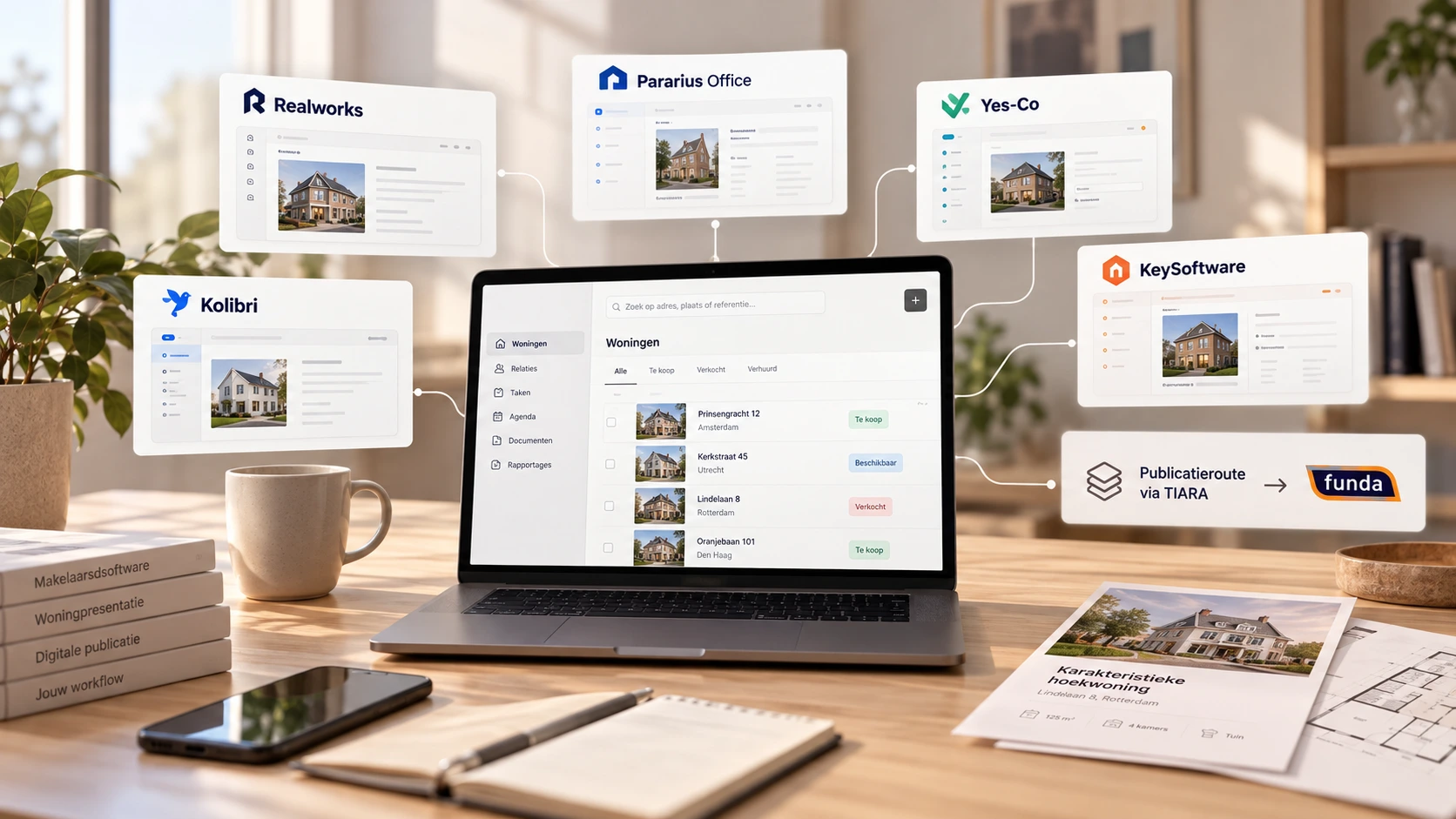 Makelaars software