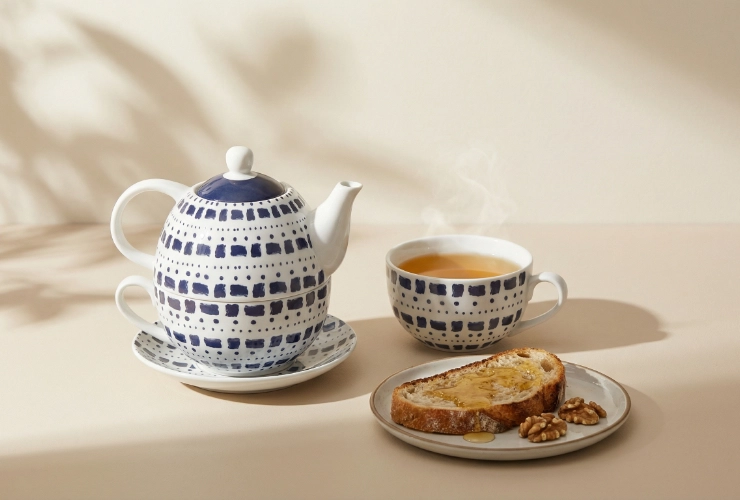 Tea-for-one Set «Thalika» – Porcelain – 0.35 l
