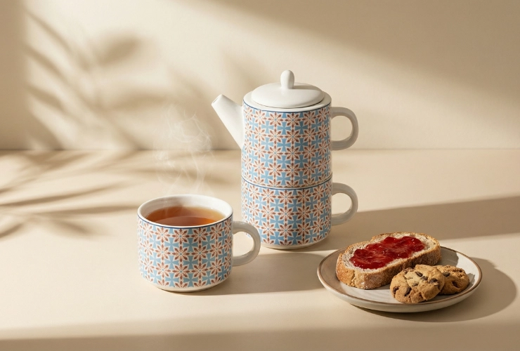 Set tea-for-one «Jane» – Porcelana – 0,3 l